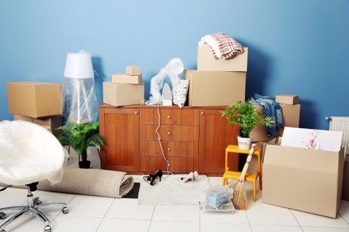 Careful packing and furniture protection for a home move in Harrow