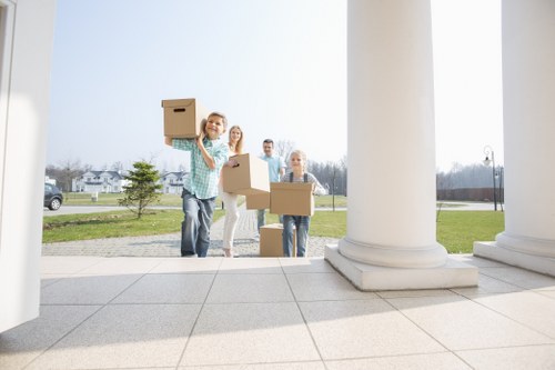 Local man with a van service helping with a residential move in Harrow