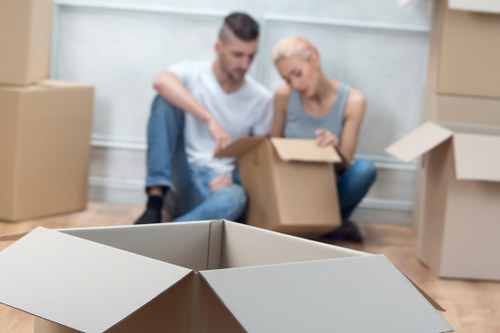 A local moving team planning access for a property move in Harrow