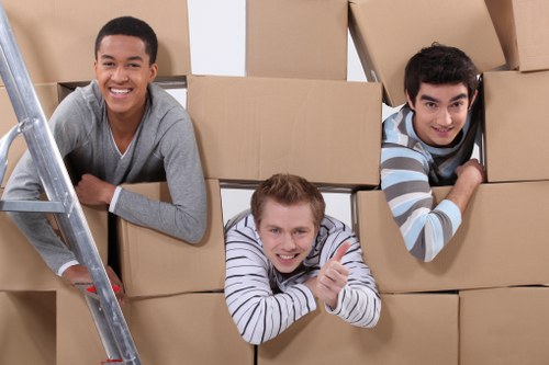 Truck transport for furniture and boxes in Harrow