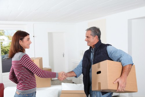 Commercial office relocation service in Harrow with careful loading