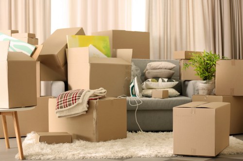Unpacking service helping a Harrow household settle into a new home