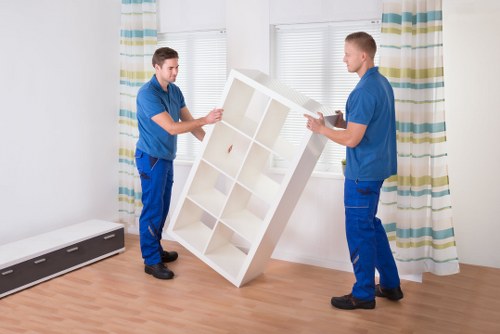 Student move from a shared flat near Harrow with careful loading support