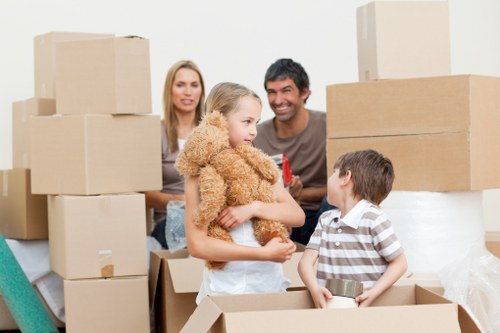 Careful moving of sofas and wardrobes in a Harrow property